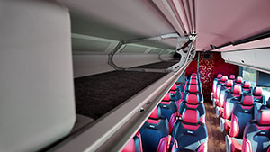 Overhead Luggage Storage 56 Passenger