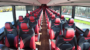 Interior of 56 Passenger