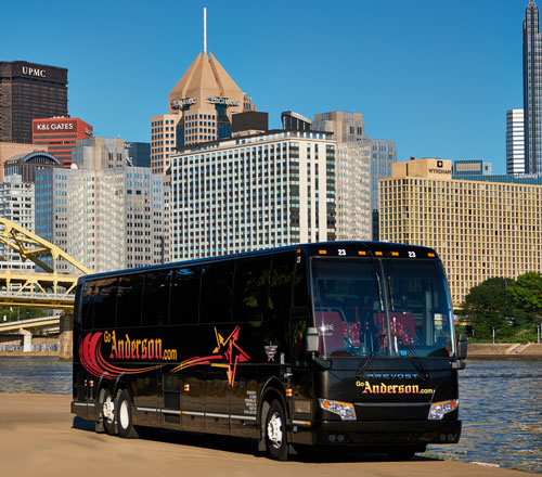 Charter Bus Rental PA, OH, NY | Coach Bus Rental | Anderson
