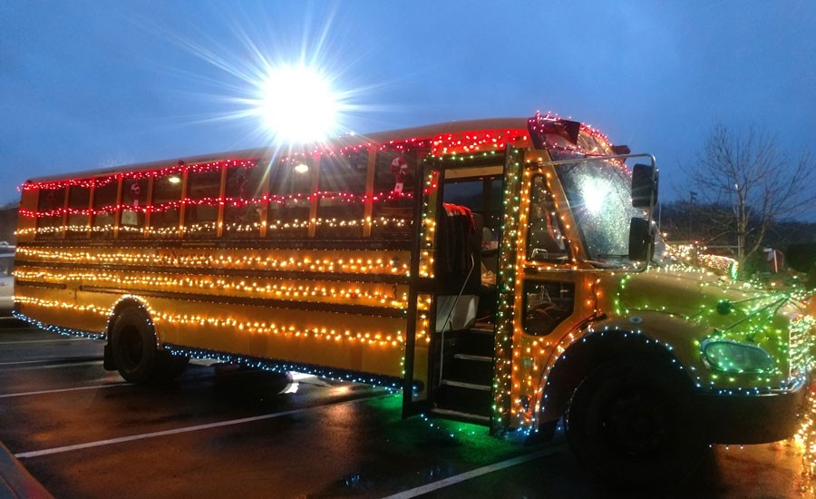 Linesville Lighted Tractor Parade