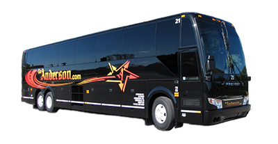 Full Size Coach Bus in PA, Ohio, NY | Anderson Coach & Travel