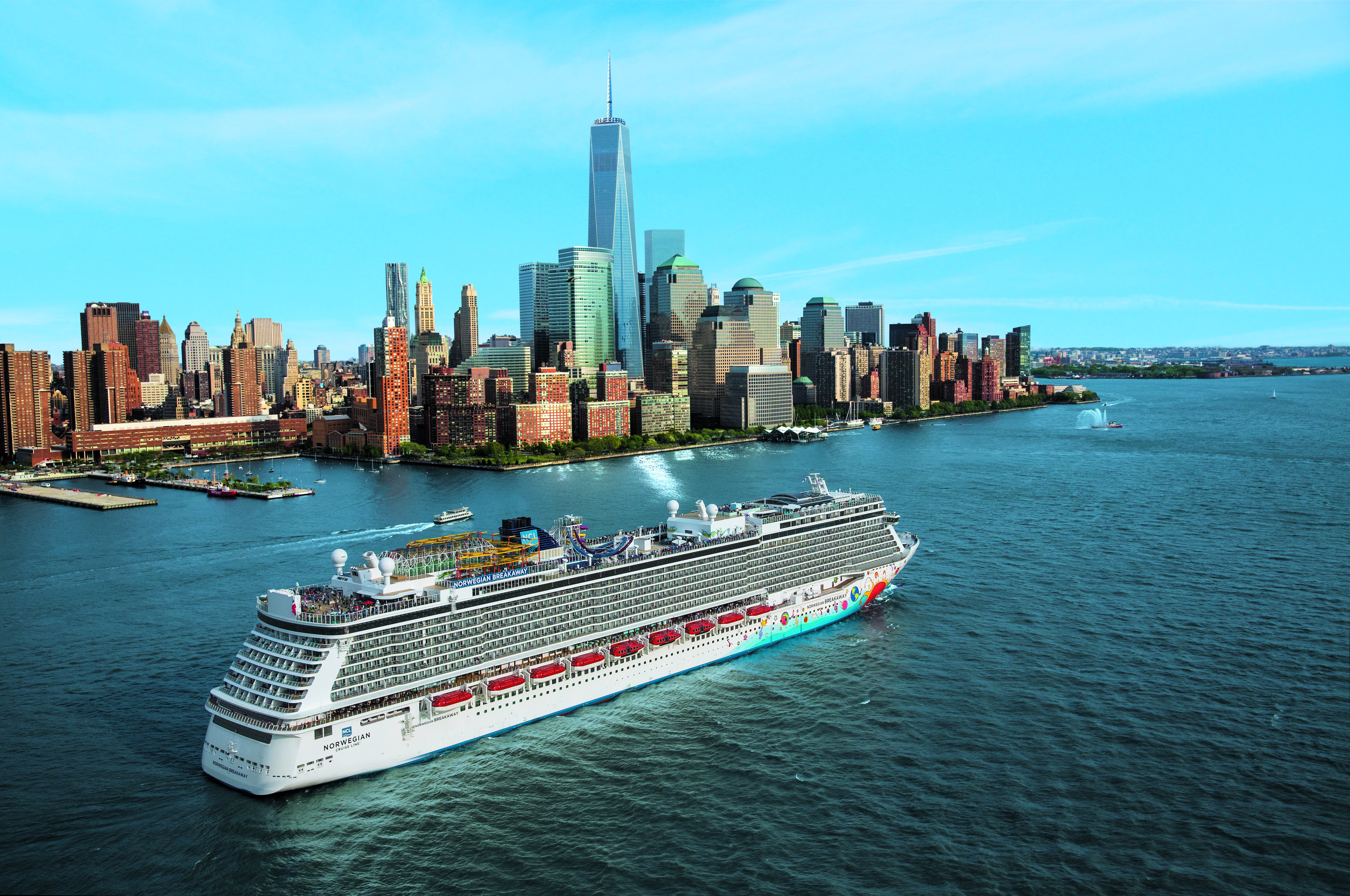 Cruise ship NYC harbor
